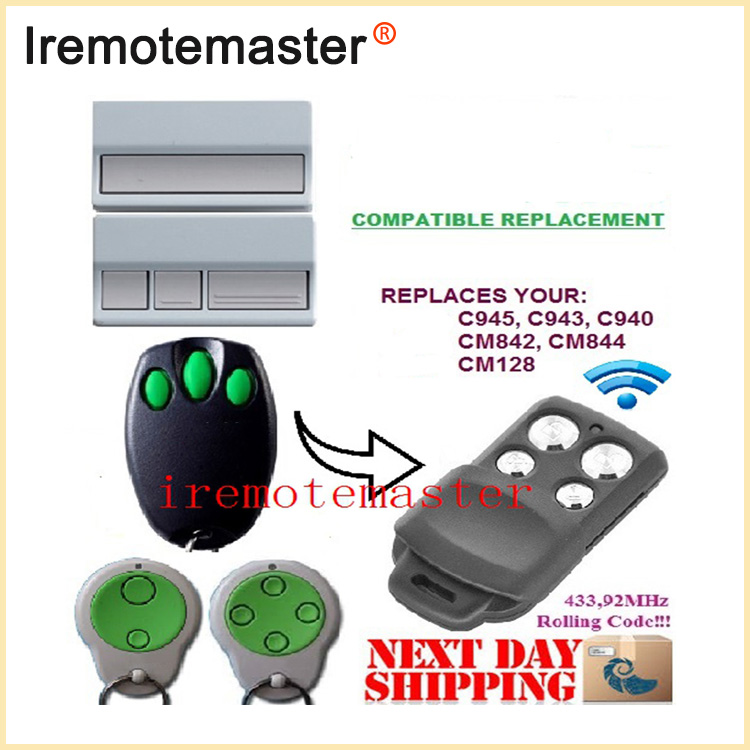 Fir C945 CM842 C940 C943 Kompatibel Garage Door Remote