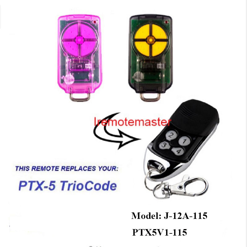 Fir PTX5 V1 TrioCode Gate Remote Door Ersatz 433.92MHz Rolling Code